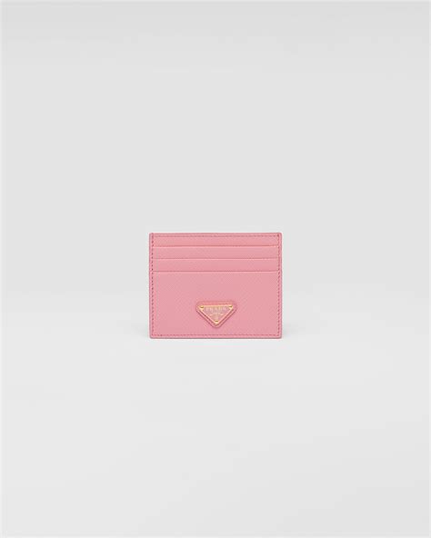 prada geldbörse pink|Prada card holders.